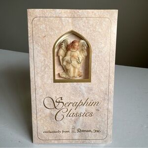 1994 Vtg Seraphim Classics Angel Pin Brooch original sleeve